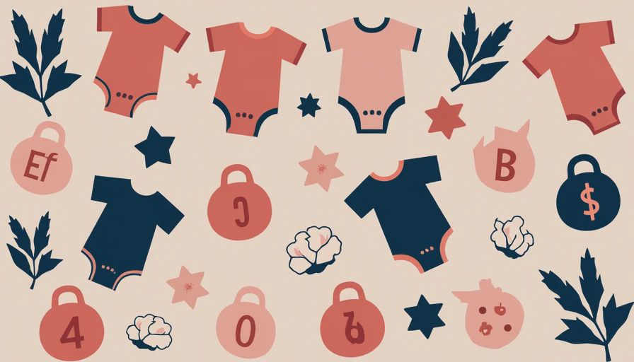 Visual context for organic baby clothes