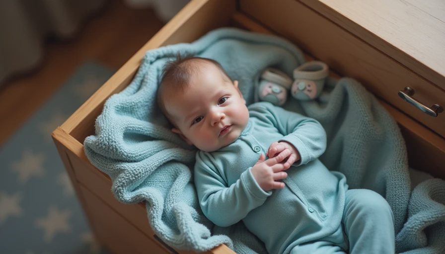 Visual context for bodysuit for newborn