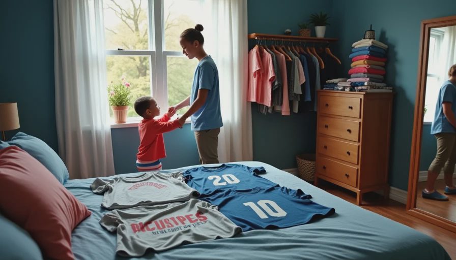 Visual context for kids graphic tees