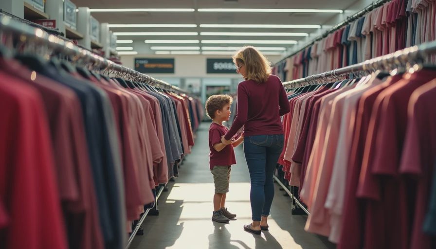 Visual context for boys shirts