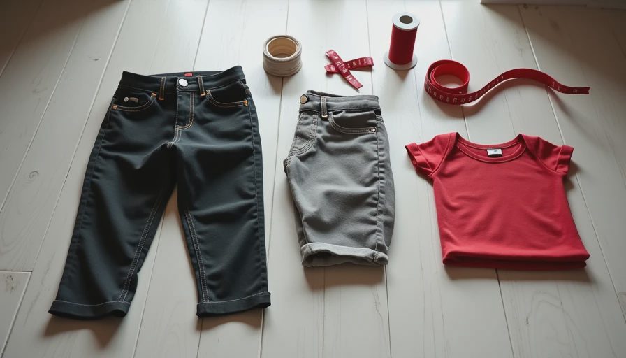 Visual context for girls pants