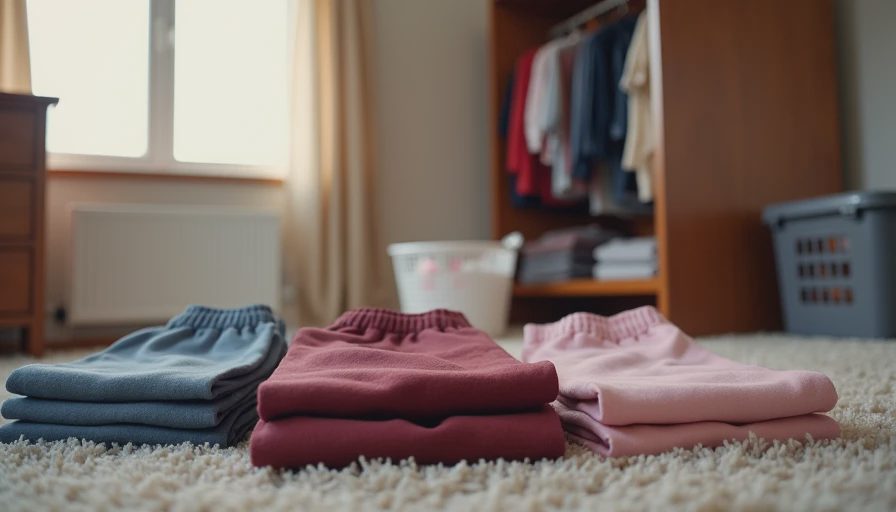 Illustration for boys pants