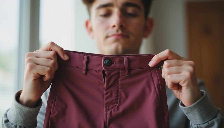 Visual context for boys pants