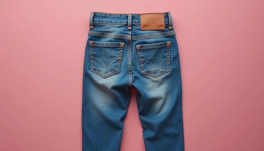 Visual context for kids jeans