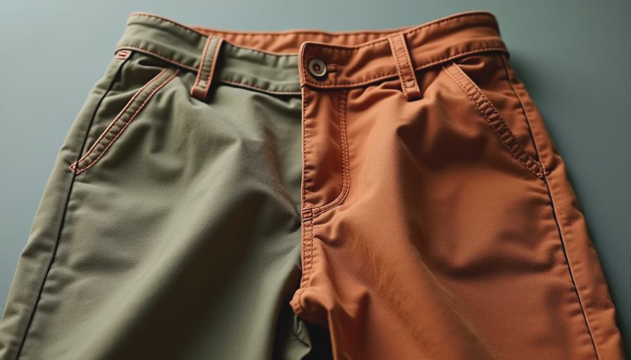 Visual context for girls cargo pants