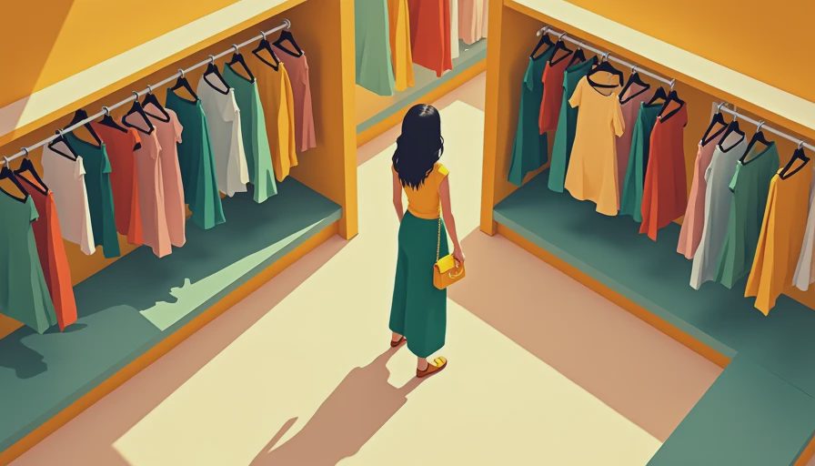 Visual context for teen dresses