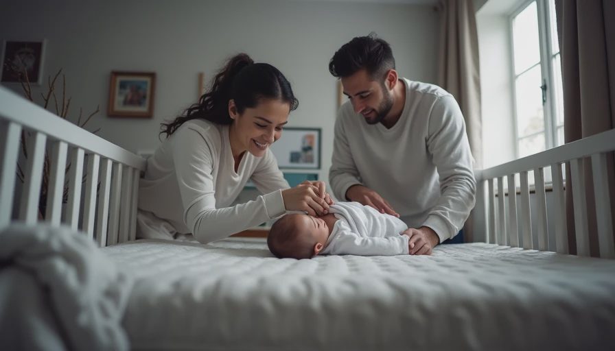 Illustration for firm mattress for newborn
