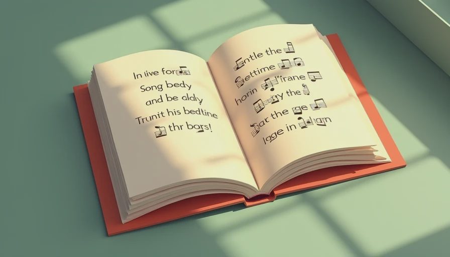 Visual context for lullaby lyrics