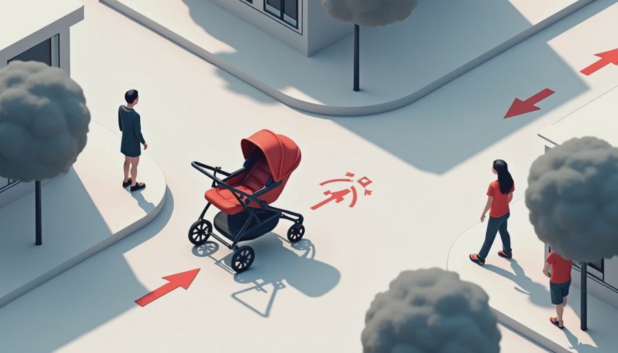 Visual context for top travel systems for infants