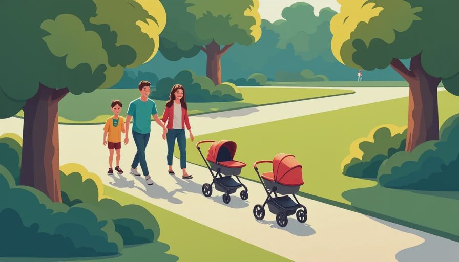 Visual context for expensive prams and pushchairs