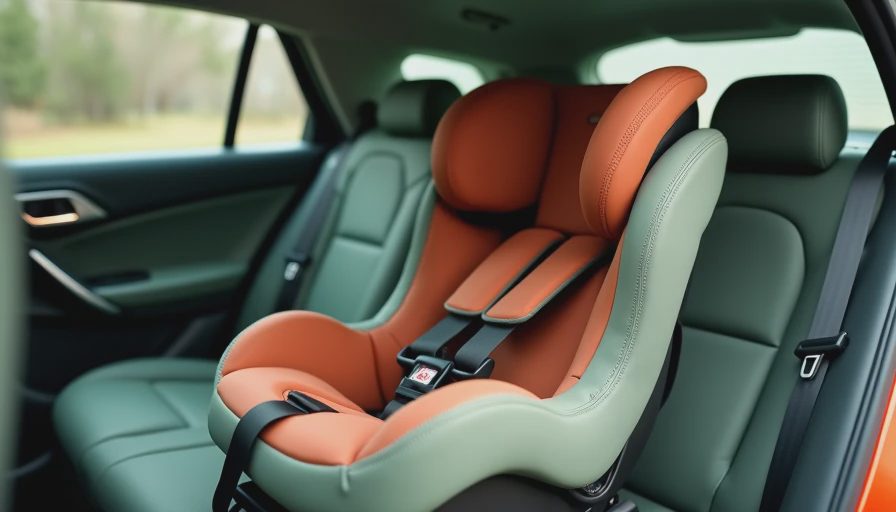 Visual context for budget friendly convertible car seat